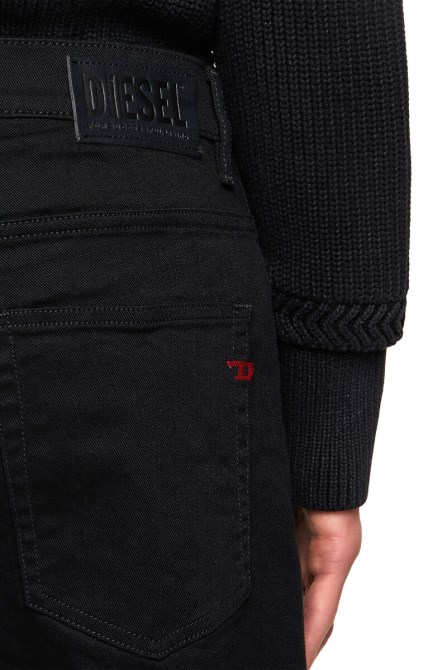 Schwarz/dunkelgrau Diesel 2005 D-fining 0688h Schmal Zulaufende Jeans