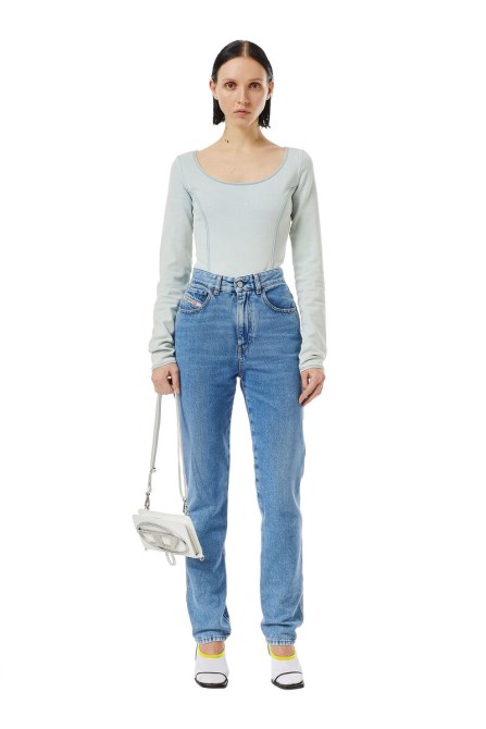 Diesel 1994 09c16 Gerade Jeans Mittelblau