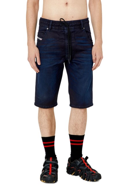 Dunkelblaue D-krooshort-z Joggjeans Diesel
