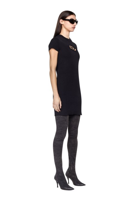 Diesel M-desmoines Kleid Schwarz