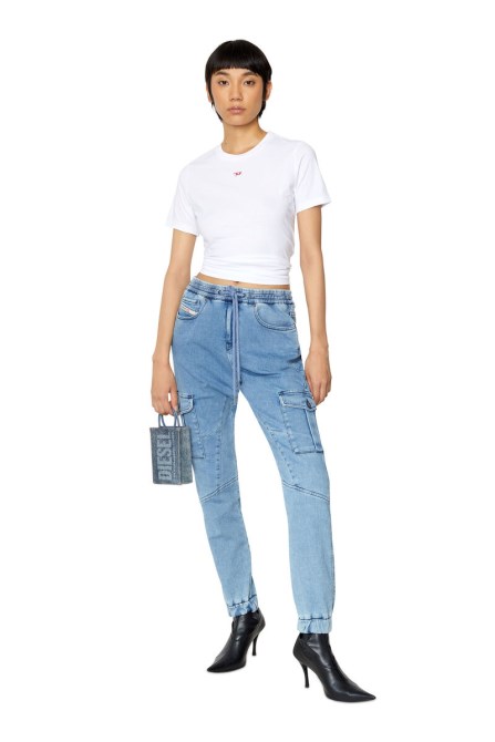 Diesel D-ursy Track Denim 069zr Slim In Hellblau