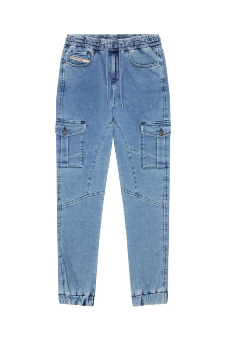 Diesel D-ursy Track Denim 069zr Slim In Hellblau