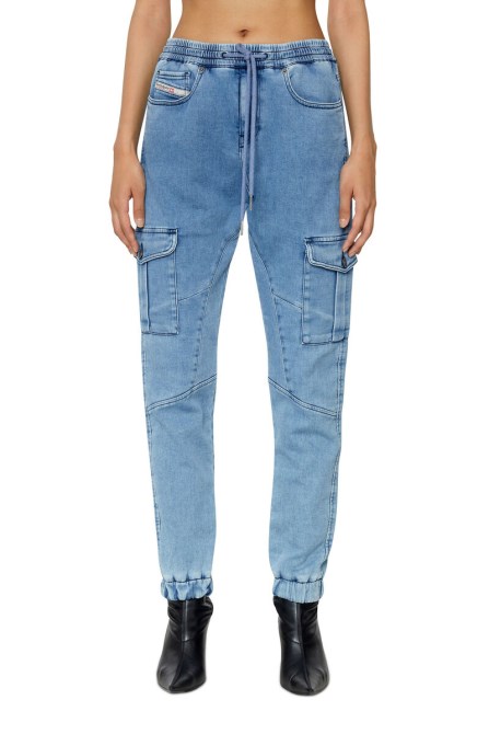 Diesel D-ursy Track Denim 069zr Slim In Hellblau
