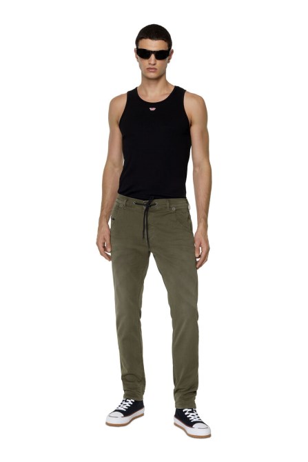 Krooley Joggjeans 0670m Schmal Zulaufendes Diesel-militärgrün