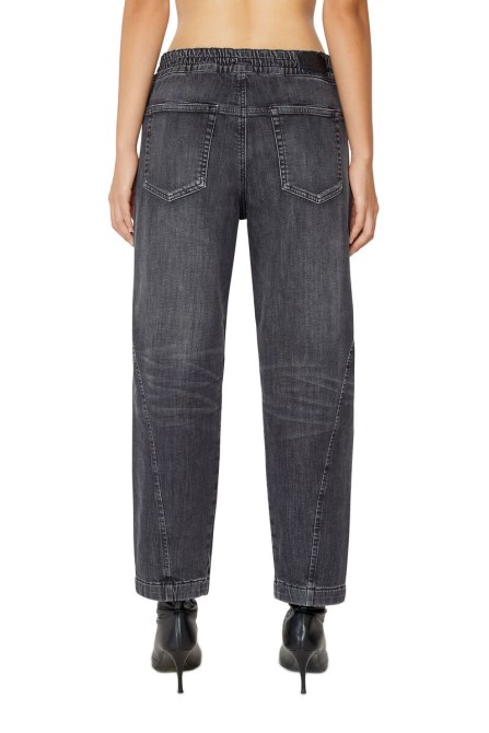 Diesel Krailey Joggjeans 09d52 Boyfriend Schwarz/dunkelgrau