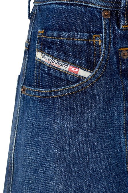 De-albus-l A-linie Langer Rock Diesel Dunkelblau