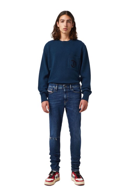 D-istort 09b31 Skinny Jeans Diesel Dunkelblau