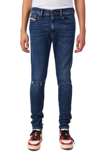 D-istort 09b31 Skinny Jeans Diesel Dunkelblau