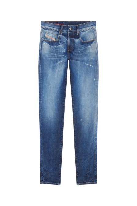 2019 D-Strukt 09e14 Slim Jeans Diesel Mittelblau