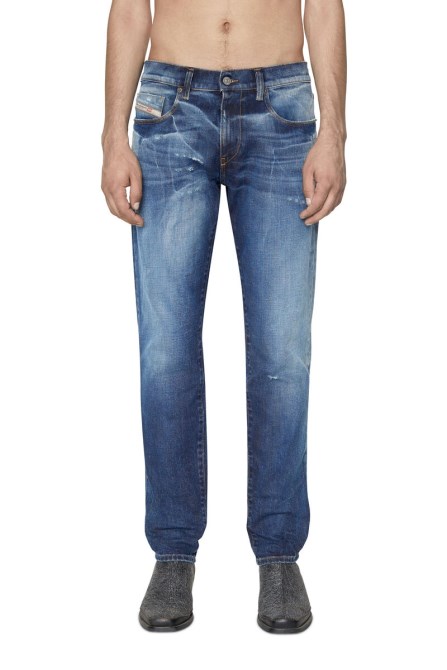 2019 D-Strukt 09e14 Slim Jeans Diesel Mittelblau