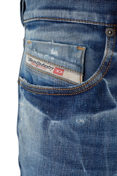 2019 D-Strukt 09e14 Slim Jeans Diesel Mittelblau