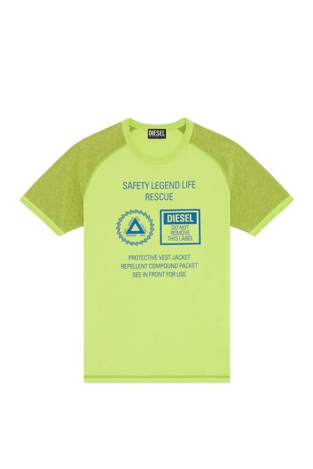 Diesel T-dieglan Grün Fluo