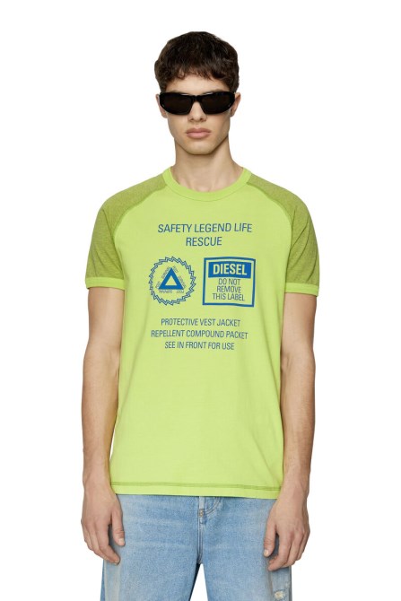 Diesel T-dieglan Grün Fluo