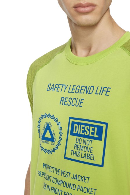 Diesel T-dieglan Grün Fluo