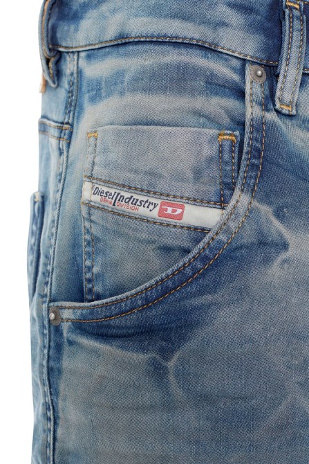 Diesel Mittelblau Krooley Joggjeans 068bd Schmal Zulaufend