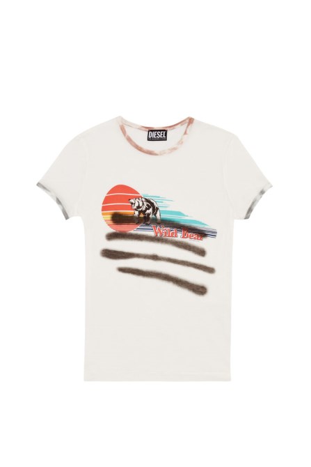 T-slibind Diesel Weiß