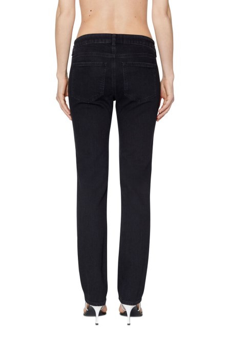 Schwarz/dunkelgrau Diesel 2002 Z9c25 Gerade Jeans