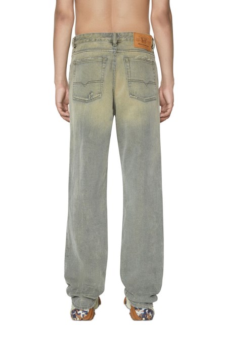 1955 09d87 Straight Jeans Diesel Hellgrau