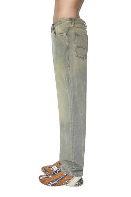 1955 09d87 Straight Jeans Diesel Hellgrau