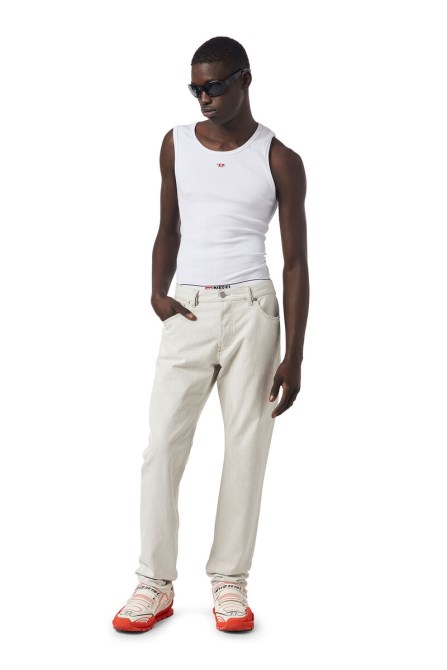 Diesel 1995 09b93 Gerade Jeans Weiß