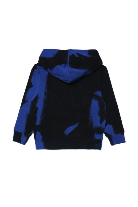 Dieselschnorchel über Schwarz/blau