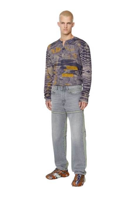 Hellgrau D-mand 007g2 Gerade Jeans Diesel