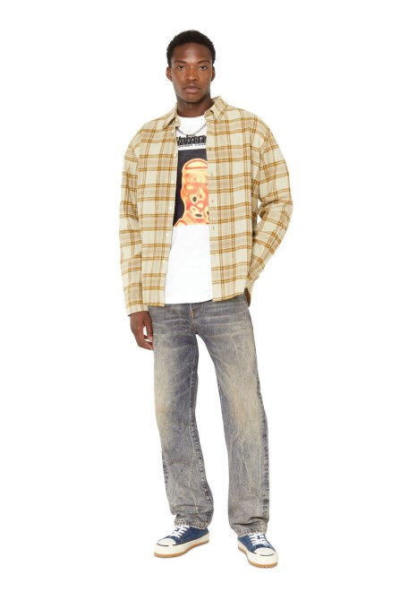 Diesel S-umbe-check-nw Braun/gelb