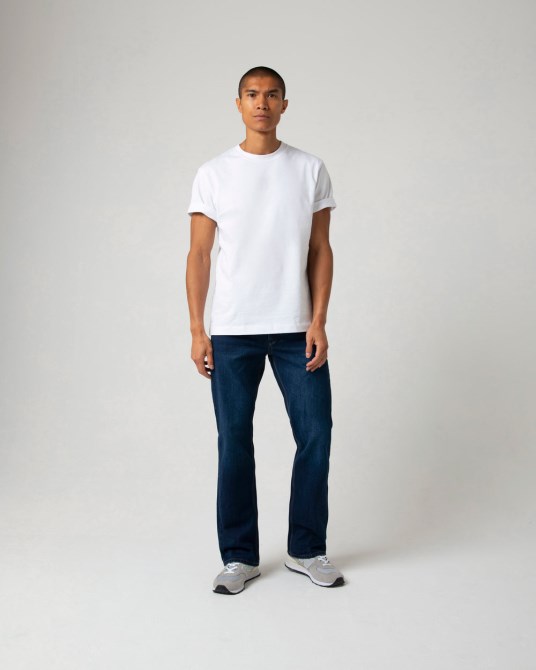 Walker Hudson Relaxed Bootcut Washed Indigo Diesel Dunkelblau