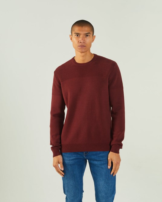 Diesel Eden Pullover Weinrot