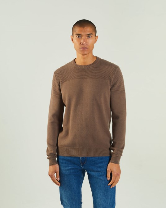 Brauner Eden Pullover Siltstone Diesel