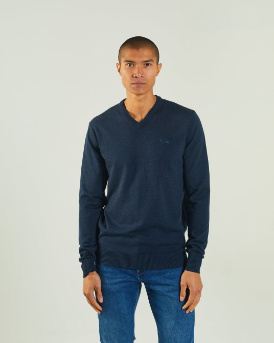 Diesel Tony Marineblauer Blazer Mit V-ausschnitt