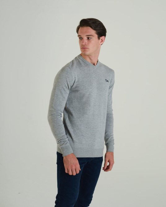 Alu-melange-tom Mit V-ausschnitt Alu-melange-diesel