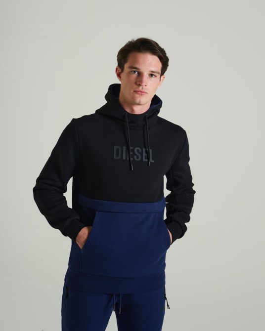 Marcellus Hoodie Neu Schwarz Diesel