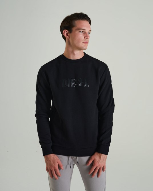 Tobias Sweatshirt New Diesel Schwarz