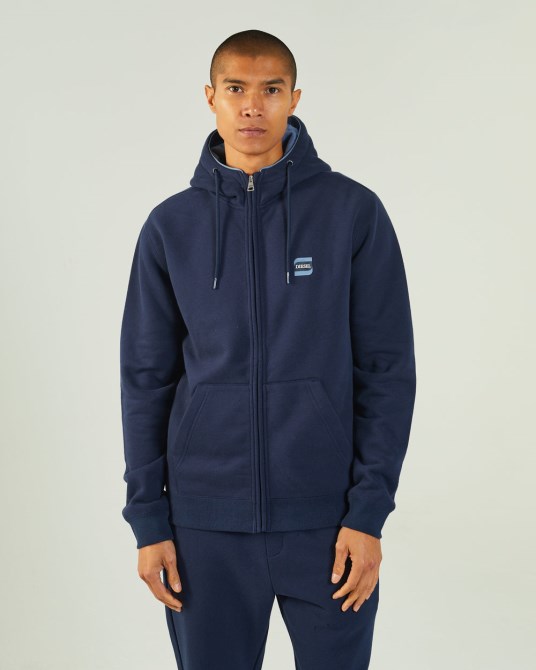 Diesel Harvey Marineblauer Blazer Mit Reißverschluss