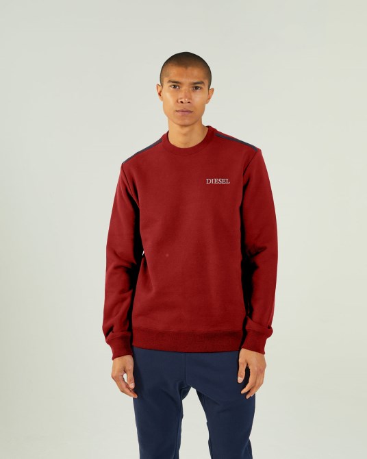 Diesel Harding Sweatshirt Rot Dahlie