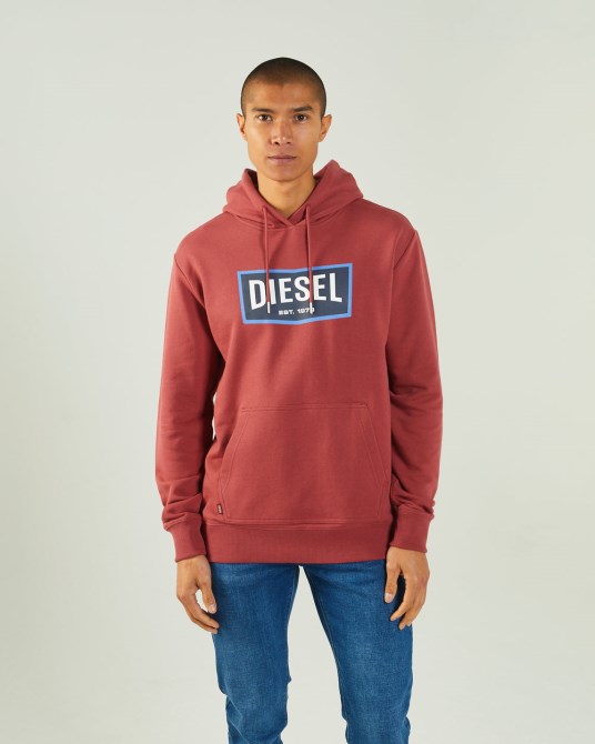 Mark Hoodie Roter Oxid-diesel