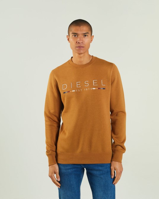 Fredrick Sweatshirt Ahornblatt Dieselbraun