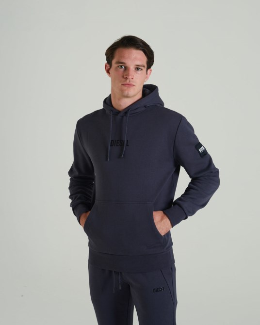 Grauer Loki Hoodie Donnergrauer Diesel