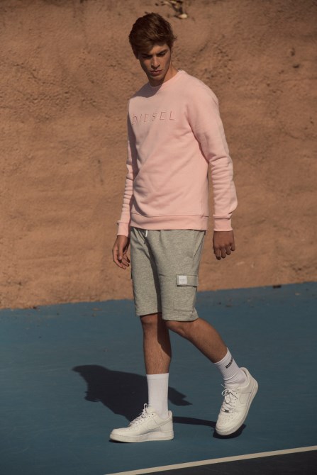 Diesel Shawn Sweatshirt Bermuda Rosa