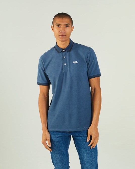 Lacazette Polo Stahl Indigo Dieselblau