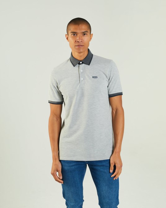 Diesel Lacazette Polo Blizzard Elfenbein