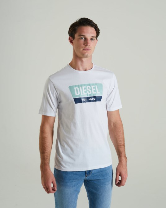 Diesel Penn Tee Optik Weiß
