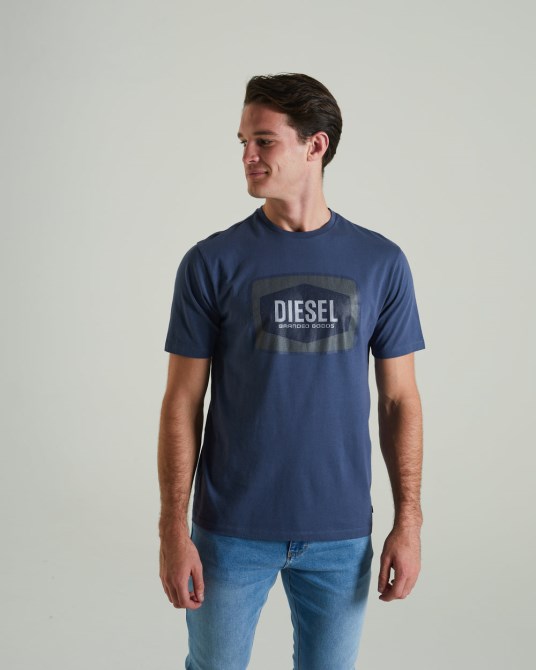 Blue Diesel Peter Tee Stahl Indigo