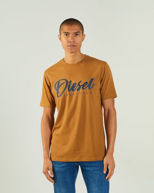 Diesel Philip Tee Ahornblatt Braun