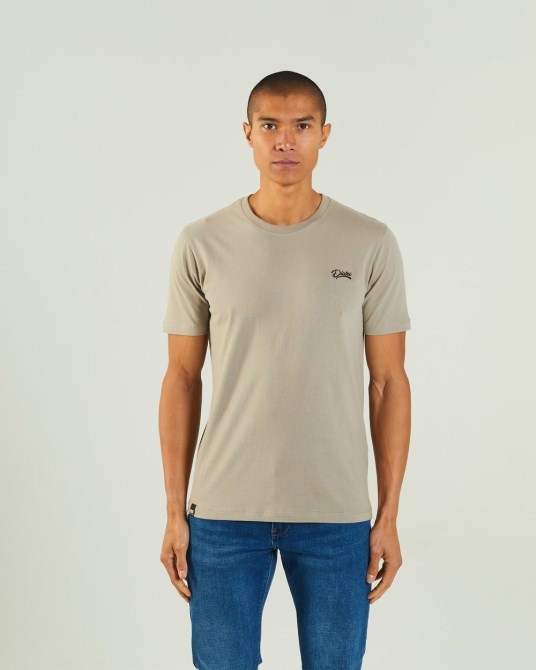 Diesel Basic Scott O Neck Tee Rock Biscuit Beige
