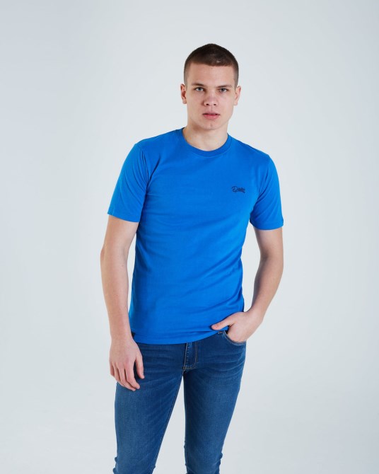 Diesel Basic Scott T-shirt Mit O-ausschnitt In Marineblau