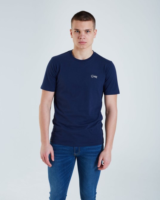 Diesel Basic Scott T-shirt Mit O-ausschnitt Iris Navy