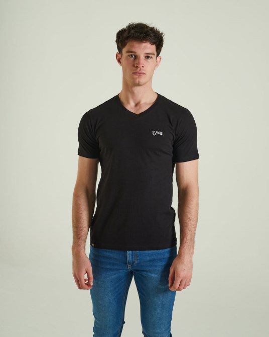Diesel Basic Scott T-shirt Mit V-ausschnitt, Schwarz