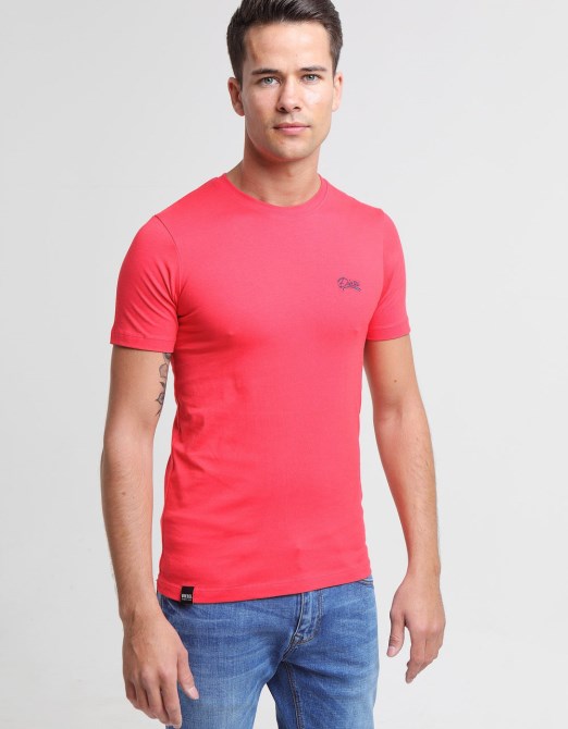 Red Diesel Basic Scott O Neck Tee Weihnachtsstern